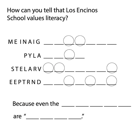 Everest's Word Jumble Sept. 2025