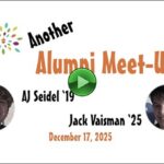VIDEO: Alumni Meet-Up (Seidel/Vaisman)