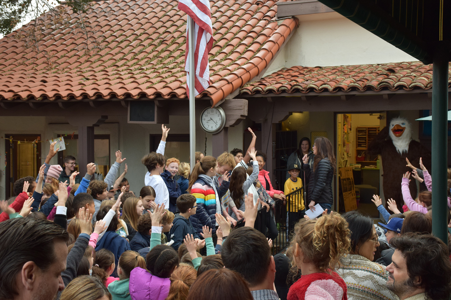 Ilene Assembly at Flagpole