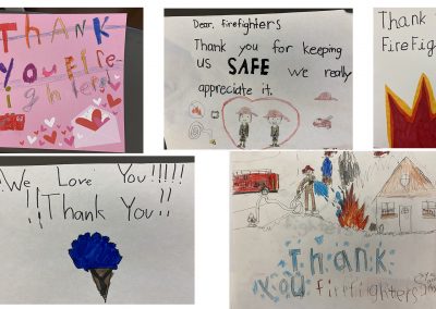 Thank you to the firefighters!