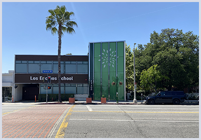 Exterior Los Encinos School on Ventura Blvd.