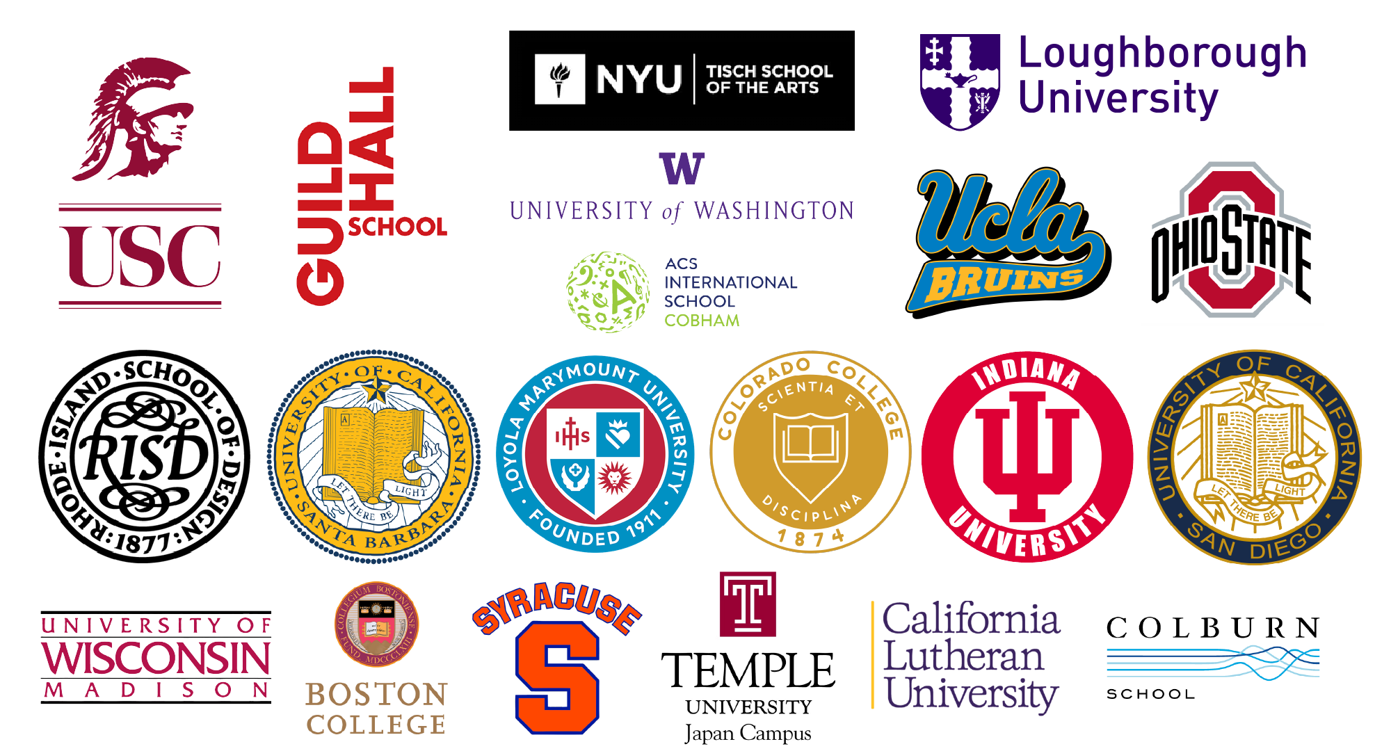 Colleges and Universities logos